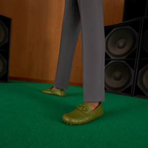 Alternative view of Giày Gucci Driver Interlocking G 'Dark Green' 692379-1XH00-3300