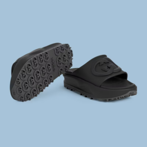 Dep Gucci Interlocking G Slide Sandal 'Black' 692380-JF000-1000