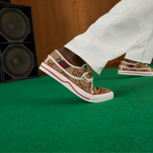 Alternative view of Giày Gucci Tennis 1977 Sneaker Brown Red 692917-UKO70-2584