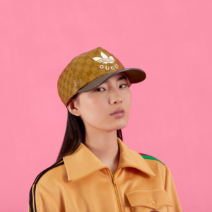 Mu Gucci Adidas x Gucci Baseball 'Beige Brown' 696475-4HAP2-7164