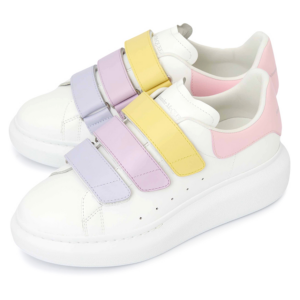 Giay Alexander Mcqueen Oversole Triple Strap 'White' 697105-WIBNN-9035