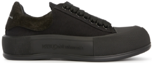 Giay Alexander Mcqueen Deck Plimsol 'Black' 697120-W4MV7-1000