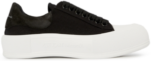 Giay Alexander Mcqueen Deck Plimsol 'Black' 697120-W4MV7-1070