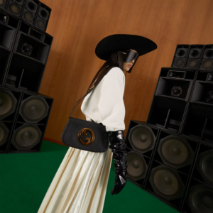 Tui Gucci Blondie Shoulder 'Black' 699268-UXX0G-1000