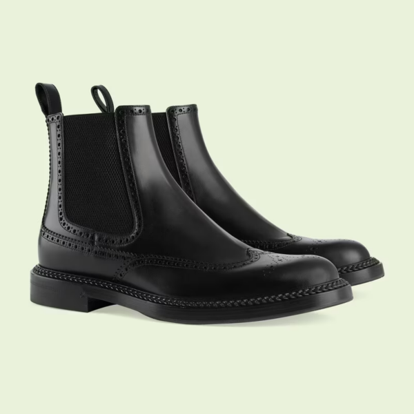 Giày Gucci Men's Ankle Boot 'Black' 699495-0GQ70-1000 - Hình ảnh 2