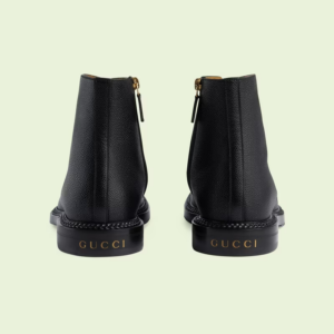 Giay Gucci Men's Ankle Boot 'Black' ‎699503-DHR00-1000