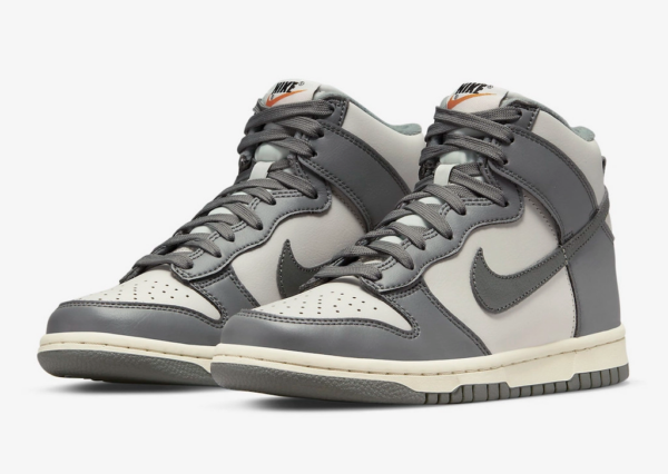 Giày Nike Dunk High Vintage 'Light Bone Grey' DM0582-001 - Hình ảnh 6