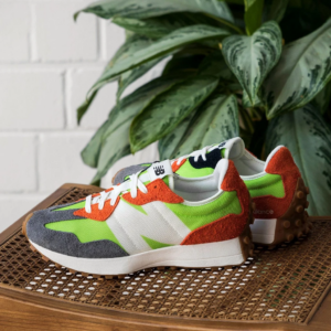 Alternative view of Giày New Balance 327 'Fluorescent Green' MS327SFA