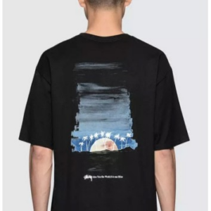 Alternative view of Áo Stussy Horizon "Sunset" Tee 'Black'
