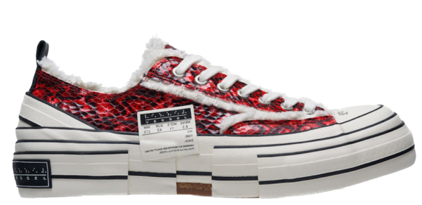 Giày xVESSEL G.O.P. Lows 'Python Pattern Red' F22X86R