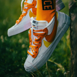 Alternative view of Giày Nike Sacai x Blazer Low 'Magma Orange' DD1877-100