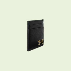 Vi Gucci Card Case Horsebit 'Black' ‎700469-DJ20G-1000