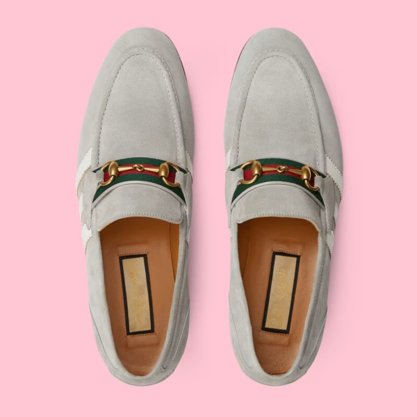 Giày Gucci x Adidas Men's Loafer 'Grey' 702283-1DPM0-1470 - Hình ảnh 4