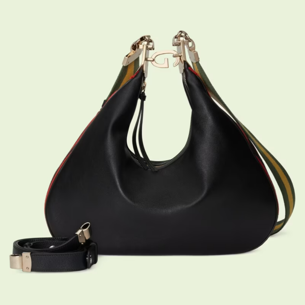 Túi Gucci Attache Large Shoulder Bag 'Black' ‎702823-UXWBG-1037 - Hình ảnh 4