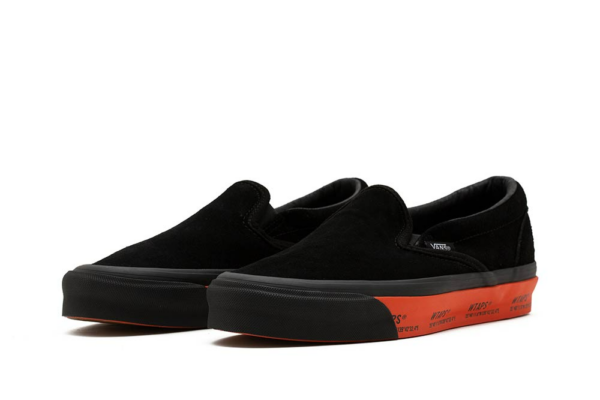 Giày Vans WTAPS x Classic Slip-On LX 'Black Orange' VN0A45JK20E - Hình ảnh 4