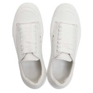Giay Alexander Mcqueen Deck Plimsol 'White' 705201-WIAB6-9065