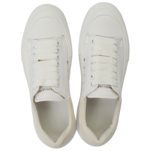 Giay Alexander Mcqueen Deck Plimsol 'White' 707680-W4MV7-9000