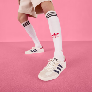 Alternative view of Giày Gucci x Adidas Men's Gazelle 'White' 707847-UTT10-9060