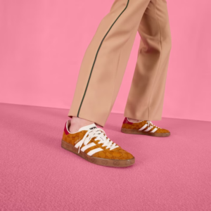 Alternative view of Giày Gucci x Adidas Men's Gazelle 'Brown' 707850-UWV20-7162