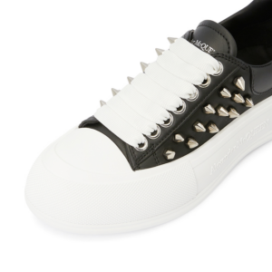 Giay Alexander Mcqueen Deck Plimsol 'Black' 708083-WHT9K-1081