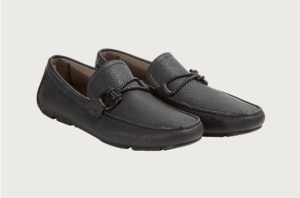 Alternative view of Giày Salvatore Ferragamo Driver Gancini 'Black' 02B796-713330