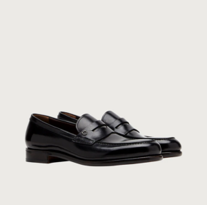 Alternative view of Giày Salvatore Ferragamo Penny Loafer 'Black' 02B670-714778