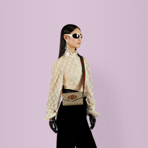 Tui Gucci Horsebit 1955 Mini 'Beige' ‎724713-HUHHX-8565