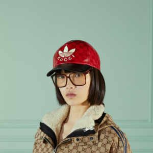 Mu Gucci Adidas x Gucci GG Canvas Baseball 'Red Black' 724833-4HAUU-6477