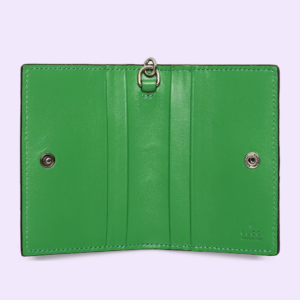 Vi Gucci GG Embossed Card Case 'Green' 725477-AABCZ-3148