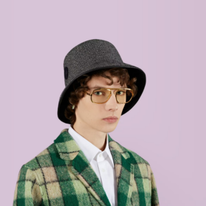 Mu Gucci Reversible Bucket 'Black Grey' 728837-4HAWD-1061