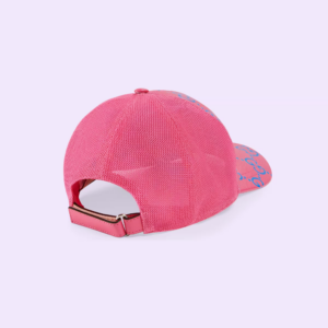 Mu Gucci GG Leather Baseball 'Pink Blue' 728853-4HAWH-8972