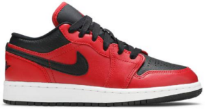Giày Nike Air Jordan 1 Low GS 'Reverse Bred' 553560-605
