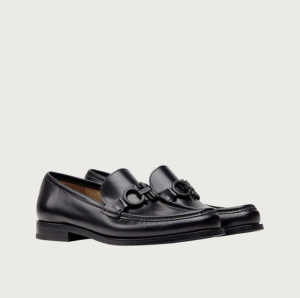 Alternative view of Giày Salvatore Ferragamo Moccasin Gancini 'Black' 02C506-732384