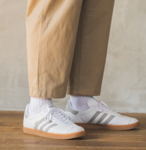 Giay Adidas Gazelle 'White Grey Gum' IG3508