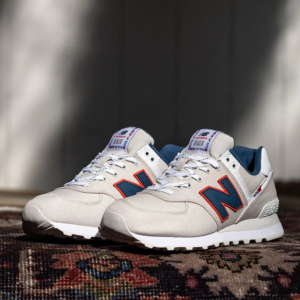 Alternative view of Giày New Balance 574 'Grey White' ML574SOM