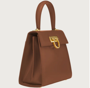 Tui Salvatore Ferragamo Iconic Top Handle 'Brown' 212268-749182