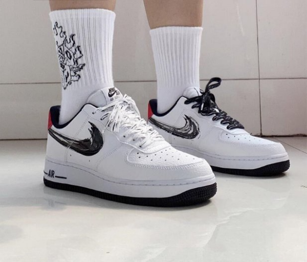 Giày Nike Air Force 1 Low 'Brushstroke Swoosh White' DA4657-100 - Hình ảnh 3