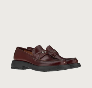 Alternative view of Giày Salvatore Ferragamo Moccasin Signature 'Nebbiolo' 020620-750528