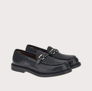 Alternative view of Giày Salvatore Ferragamo Moccasin Gancini 'Black' 020740-752443