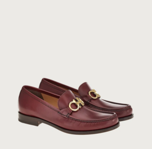 Alternative view of Giày Salvatore Ferragamo Moccasin Gancini 'Nebbiolo' 02B715-753162