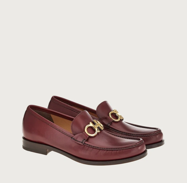 Giày Salvatore Ferragamo Moccasin Gancini 'Nebbiolo' 02B715-753162 - Hình ảnh 2