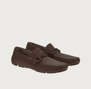 Alternative view of Giày Salvatore Ferragamo Driver Gancini 'Chocolate' 02B796-753176