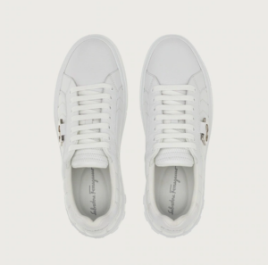 Giay Salvatore Ferragamo Gancini 'White' 020776-753818