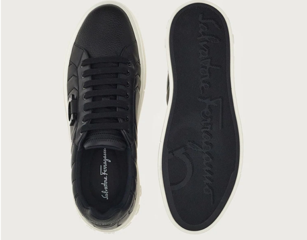 Giày Salvatore Ferragamo Gancini 'Black' 020776-753821 - Ảnh 4