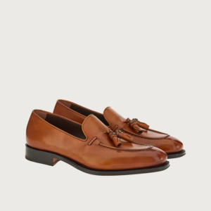 Alternative view of Giày Salvatore Ferragamo Moccasin Tassels 'Brown' 020780-753940