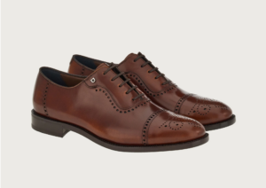 Alternative view of Giày Salvatore Ferragamo Oxford 'Hickory' 020762-753943