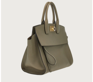 Tui Salvatore Ferragamo Ferragamo Studio Soft Bag 'Olive Green' 211772-754134