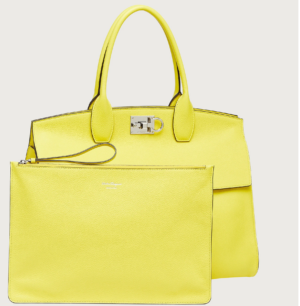 Tui Salvatore Ferragamo Ferragamo Studio Soft Bag 'Yellow' 211615-754140