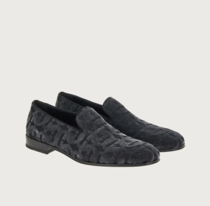 Alternative view of Giày Salvatore Ferragamo Moccasin Gancini 'Black' 020855-754397