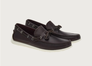 Alternative view of Giày Salvatore Ferragamo Boat Shoes 'Black' 020879-756321